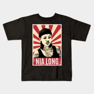 Retro Vintage Nia Long // Love Jones Kids T-Shirt